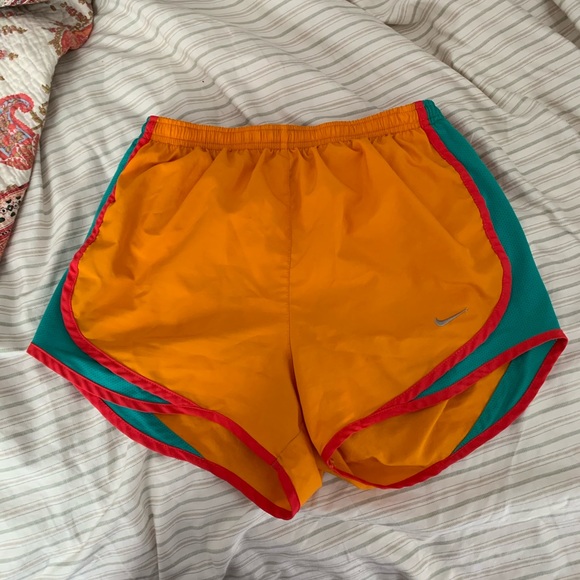 Nike Pants - Orange Nike drifit shorts